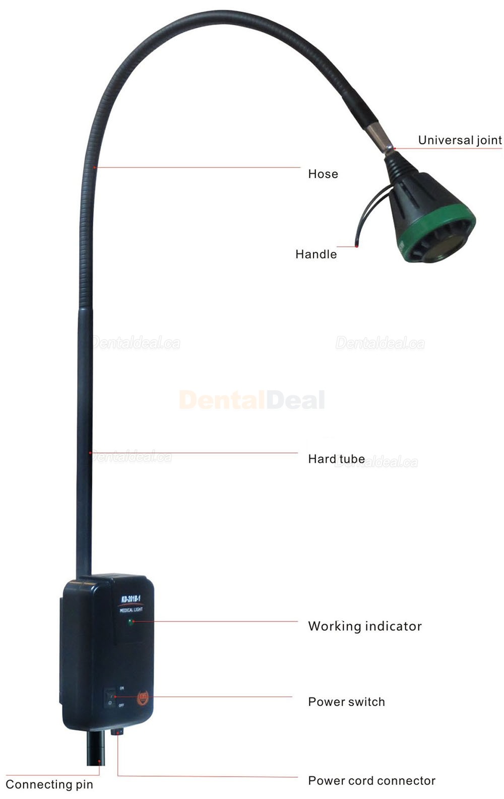 KWS KD-2035W-1 35W Halogen Dental Medical Examination Light Shadowless